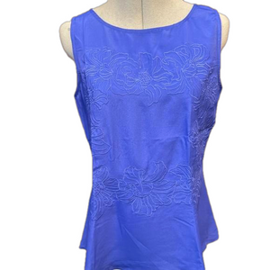 Ann Taylor Floral Sleeveless Blouse